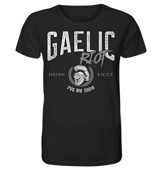 Póg Mo Thóin Streetwear "Gaelic Riot" - Organic Shirt