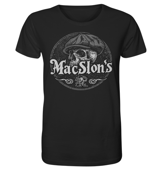 MacSlon's "Flatcap-Skull I" - Organic Shirt