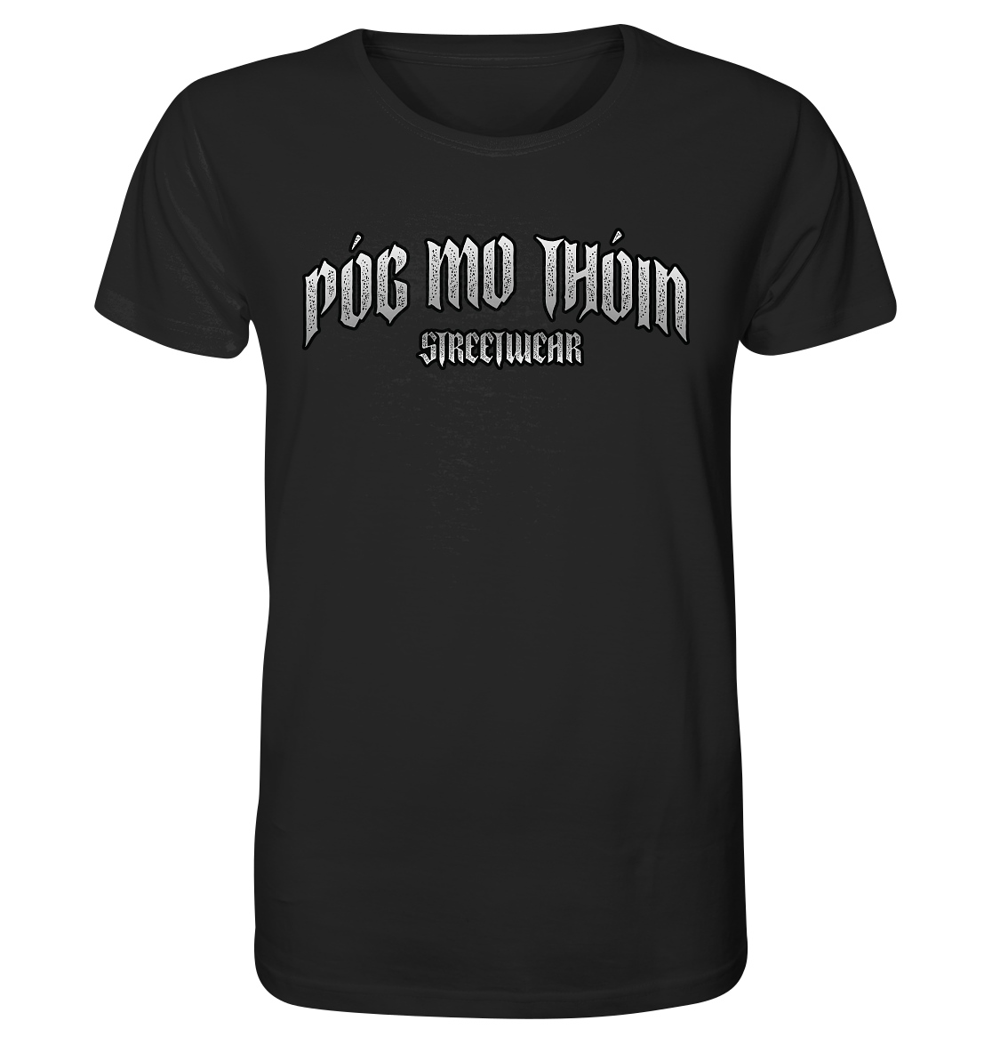 Póg Mo Thóin Streetwear "Logo" - Organic Shirt