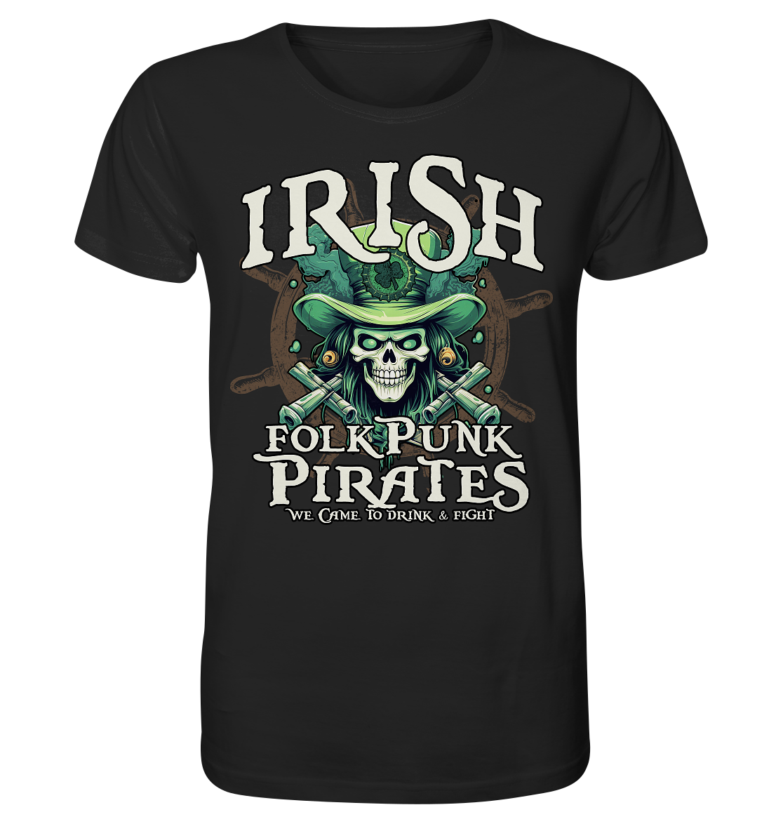 Irish Folkpunk "Pirates" - Organic Shirt