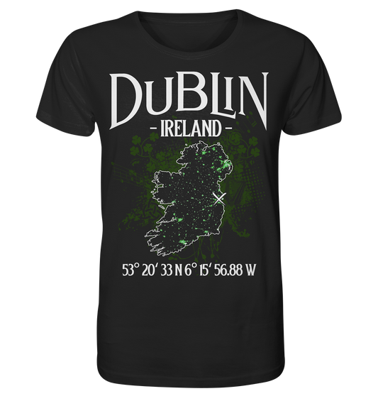 Dublin "Ireland / Coordinates" - Organic Shirt