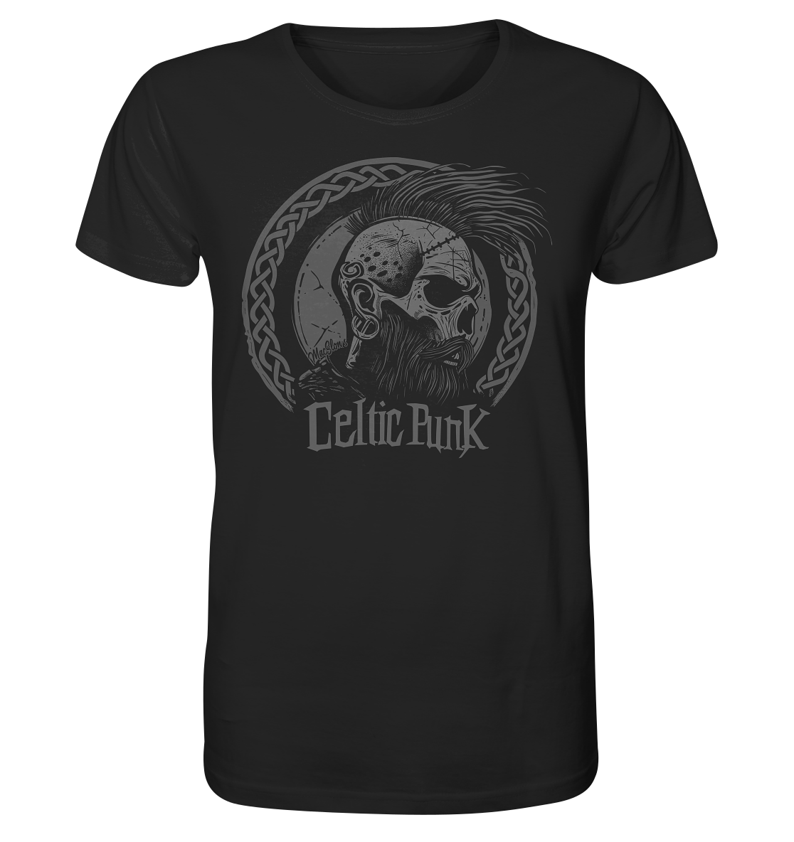 Celtic Punk "Skull / Circle II" - Organic Shirt