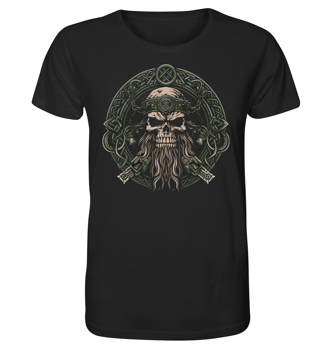 Celtic Skull "Crest II" - Organic Shirt