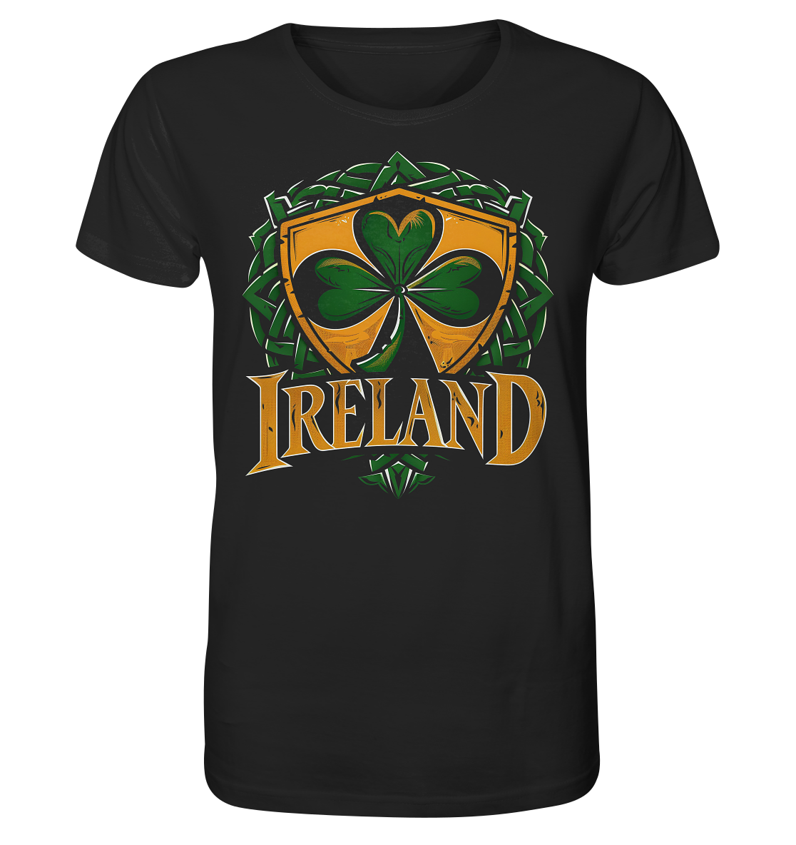 Ireland "Shamrock / Crest"  - Organic Shirt