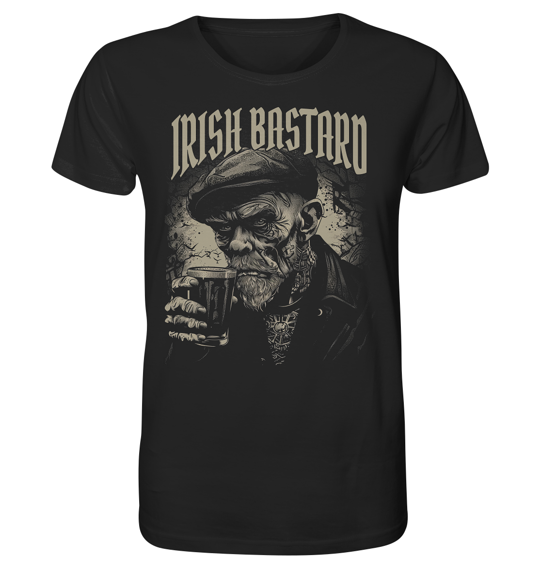 Irish Bastard "Old Irish Man III" - Organic Shirt