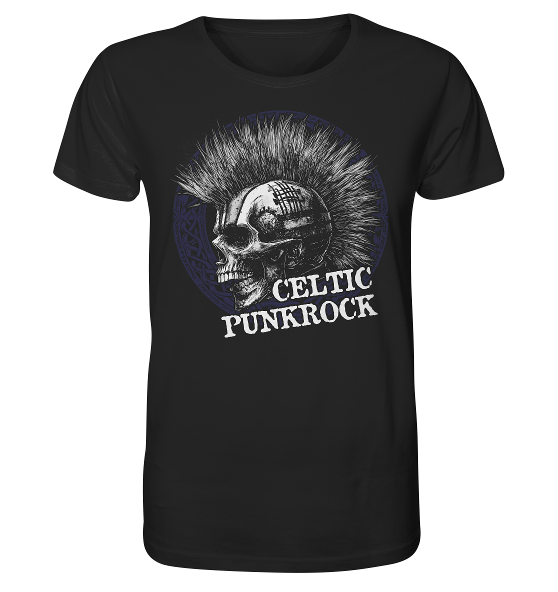 Celtic Punkrock "Mohawk / Skull I" - Organic Shirt