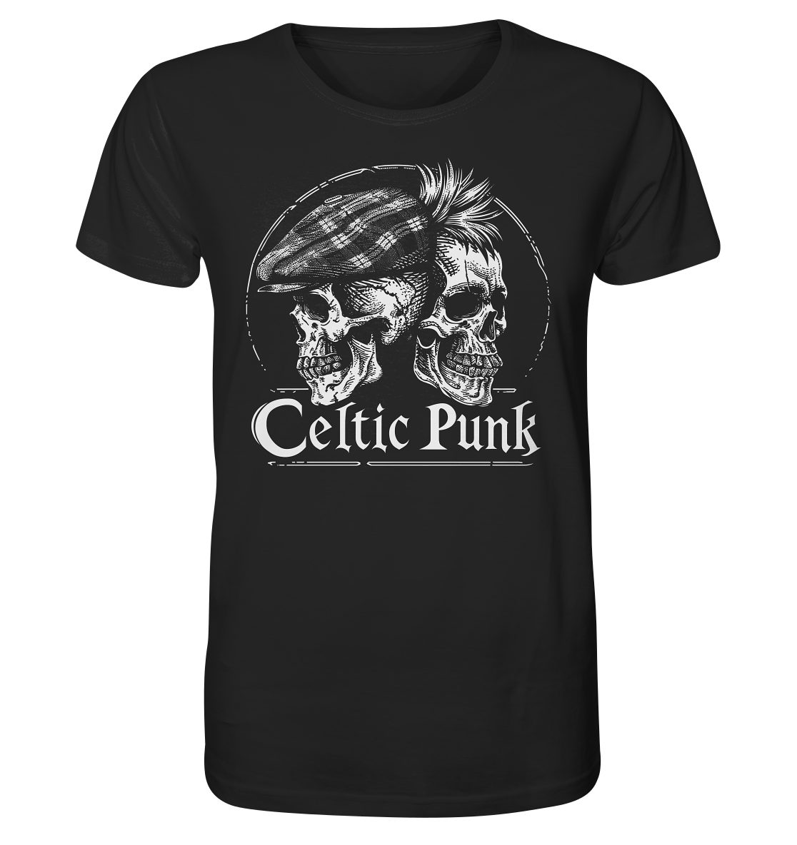 Celtic Punk "Skulls" - Organic Shirt