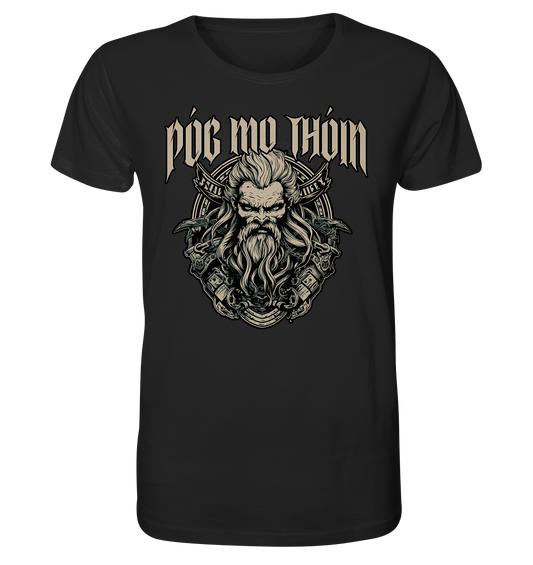 Póg Mo Thóin Streetwear "Celtic Warrior II" - Organic Shirt