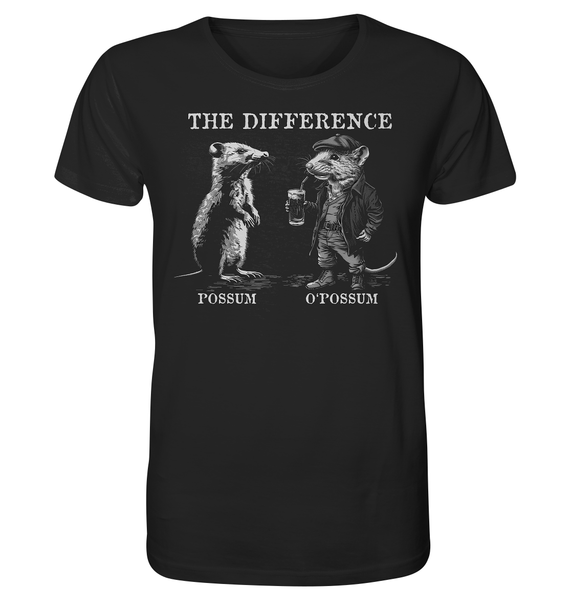 The Difference "Possum & O'Possum" - Organic Shirt