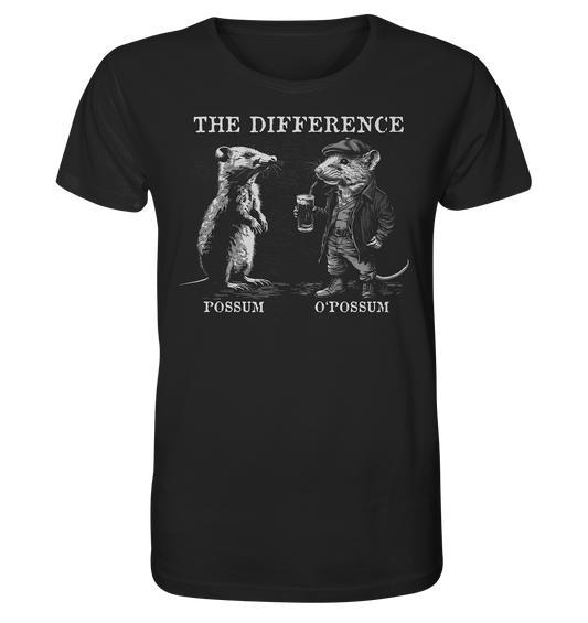 The Difference "Possum & O'Possum" - Organic Shirt