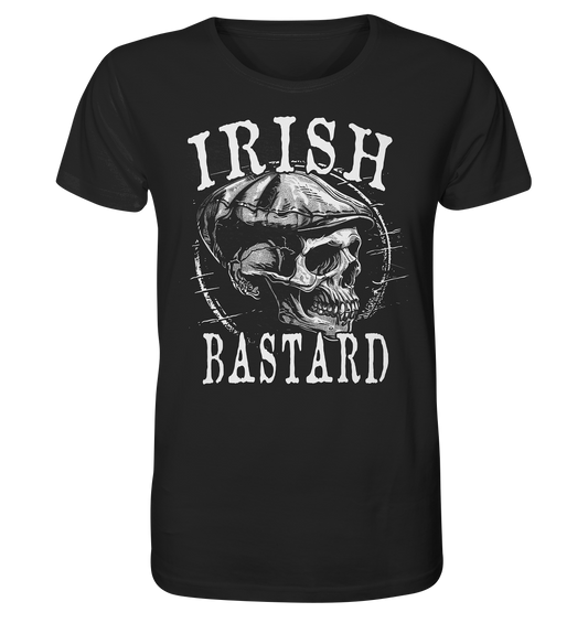 Irish Bastard "Flatcap-Skull I" - Organic Shirt