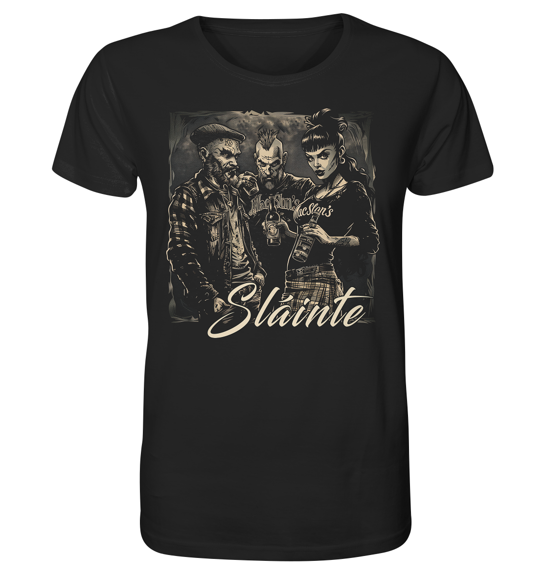 Sláinte "Group Of Punks I" - Organic Shirt