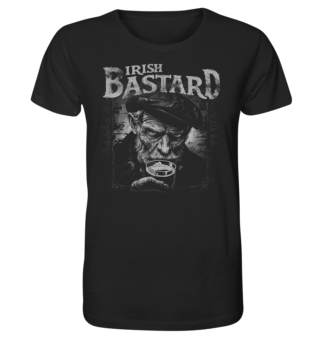 Irish Bastard "Old Irish Man II" - Organic Shirt