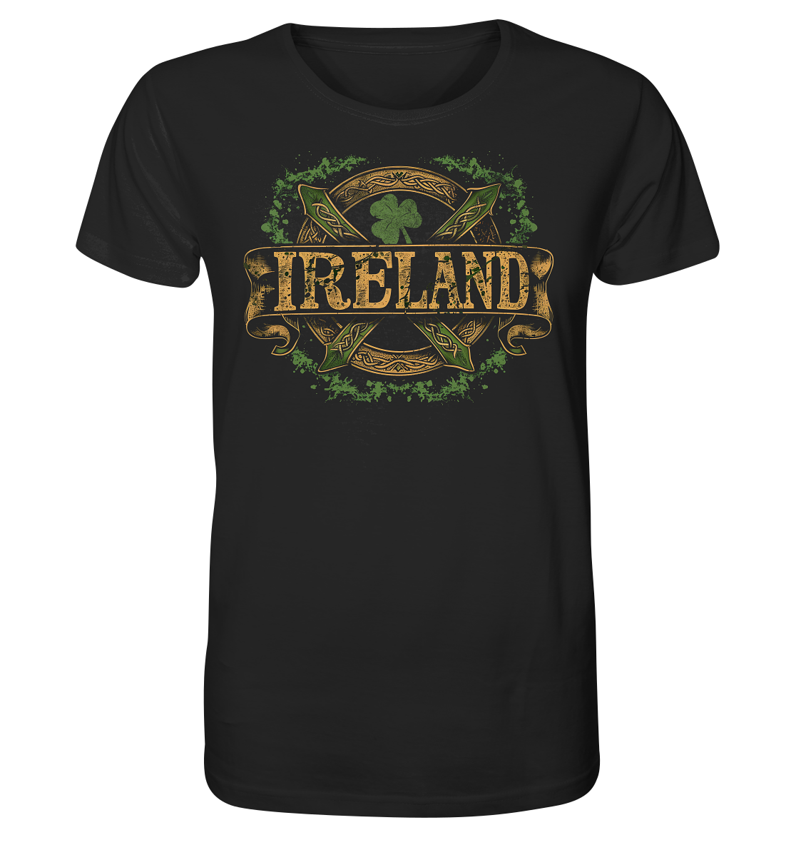 Ireland "Shamrock / Crest II"  - Organic Shirt