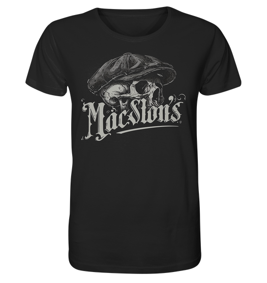 MacSlon's "Flatcap-Skull IV" - Organic Shirt