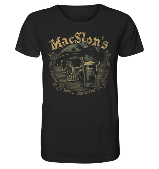 MacSlon's "Flatcap-Skull III"  - Organic Shirt