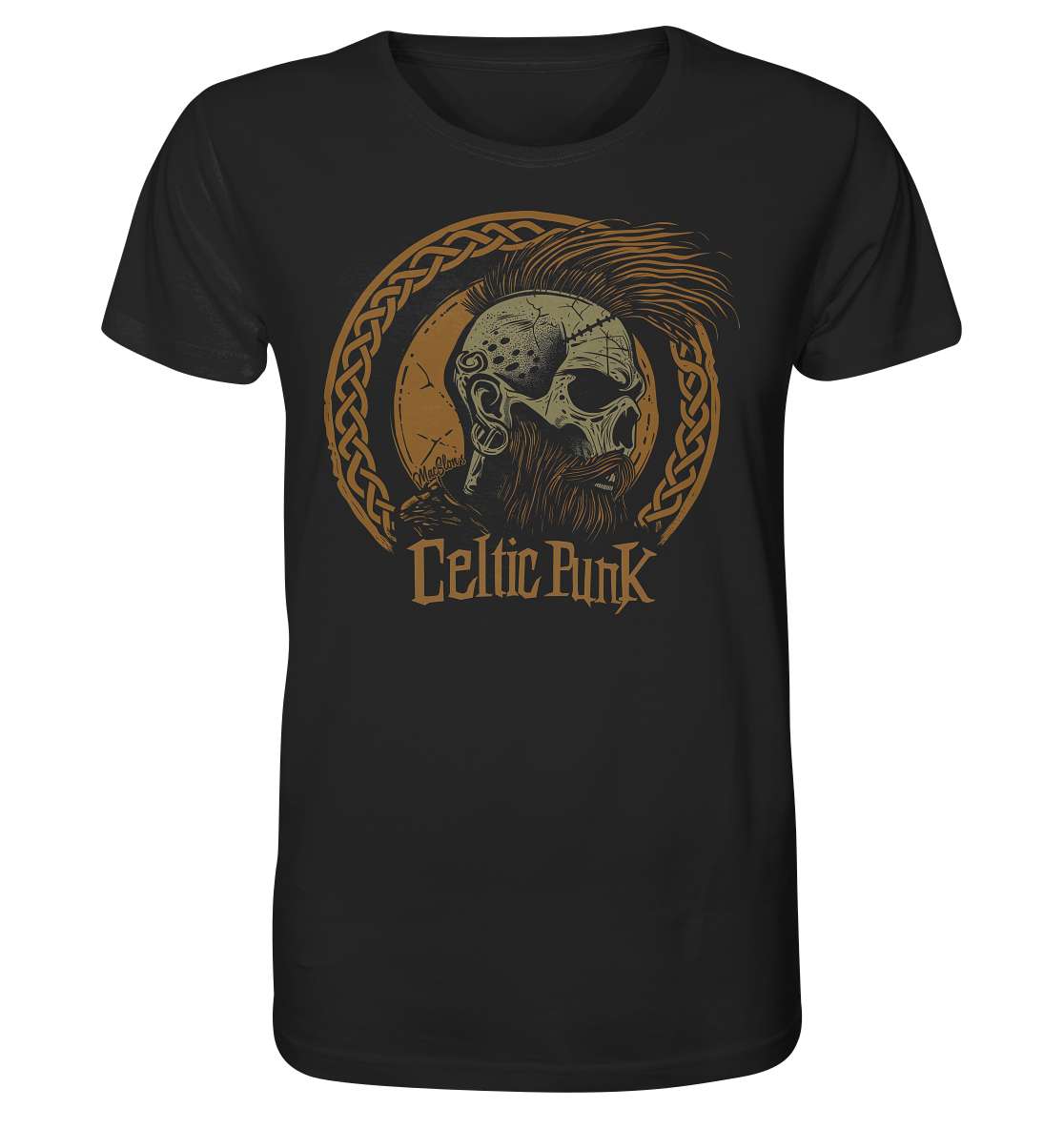 Celtic Punk "Skull / Circle I"  - Organic Shirt