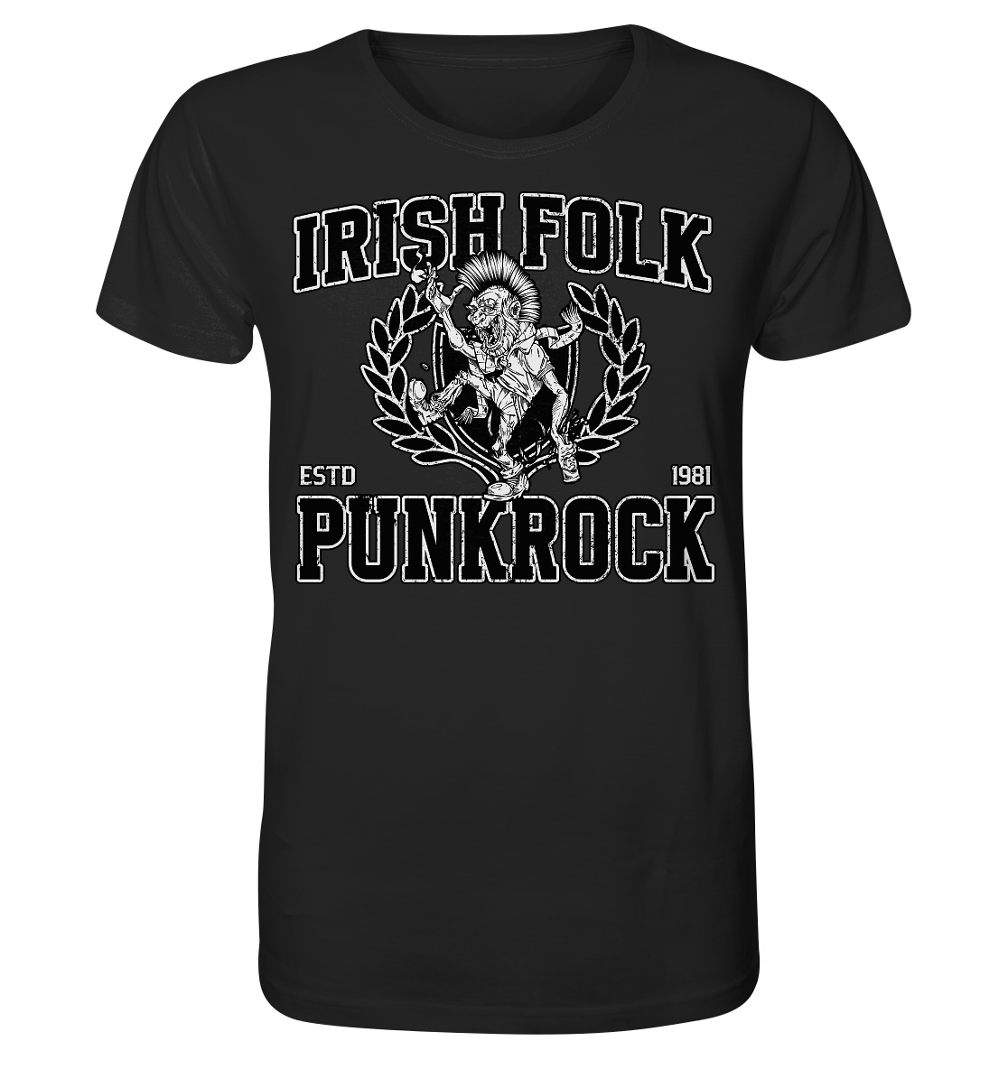 Irish Folk Punkrock "Estd. 1981" - Organic Shirt