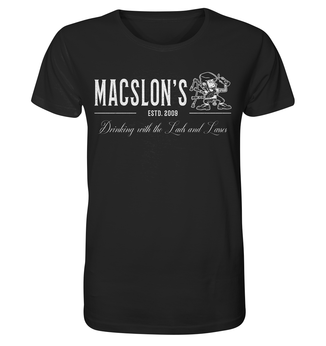 MacSlon's "Drinking With The Lads & Lasses" - Organic Shirt