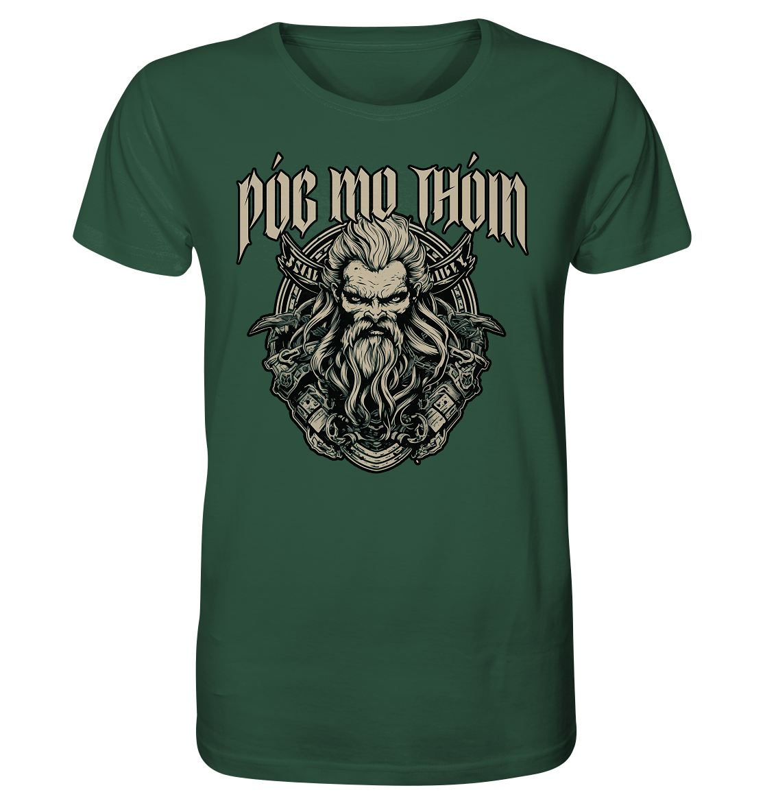 Póg Mo Thóin Streetwear "Celtic Warrior II" - Organic Shirt