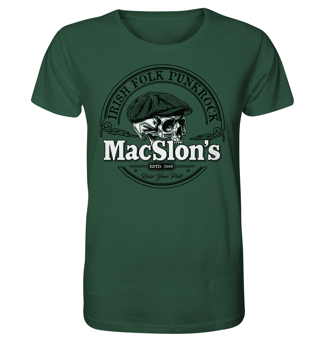 MacSlon's "Estd. 2009 / Irish Folk Punkrock II"  - Organic Shirt