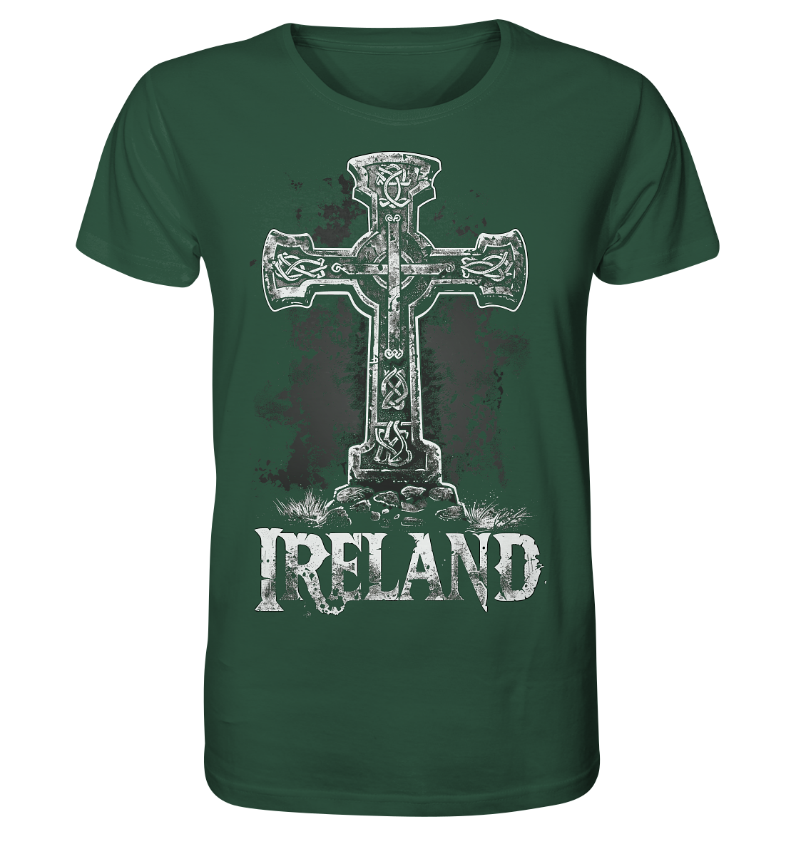 Ireland "Celtic Cross I"  - Organic Shirt