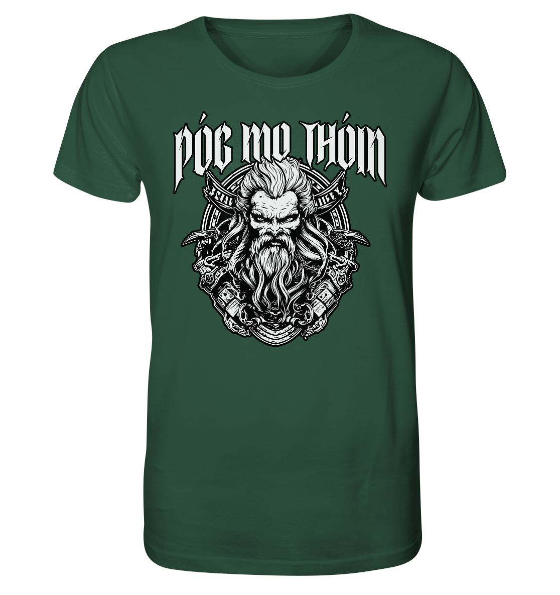 Póg Mo Thóin Streetwear "Celtic Warrior III" - Organic Shirt