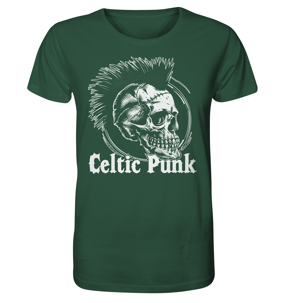 Celtic Punk "Skull III" - Organic Shirt