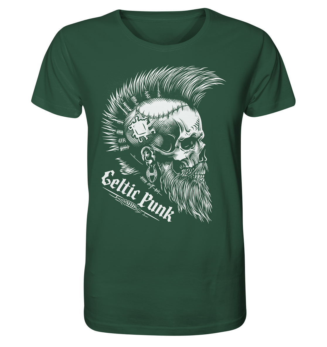 Celtic Punk "Skull" - Organic Shirt