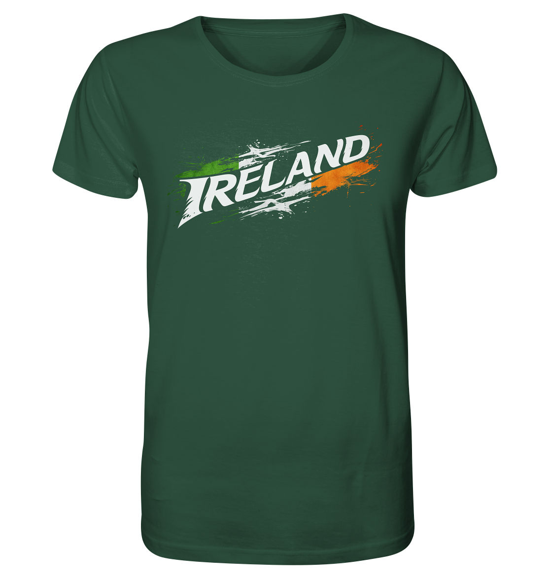 Ireland "Flag Splatter I"  - Organic Shirt