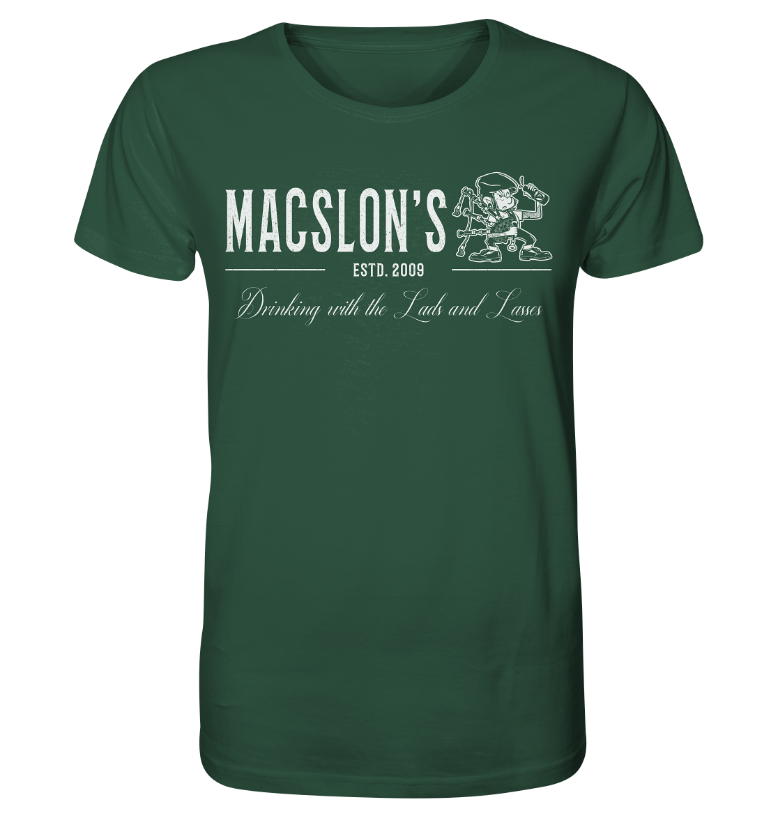 MacSlon's "Drinking With The Lads & Lasses" - Organic Shirt