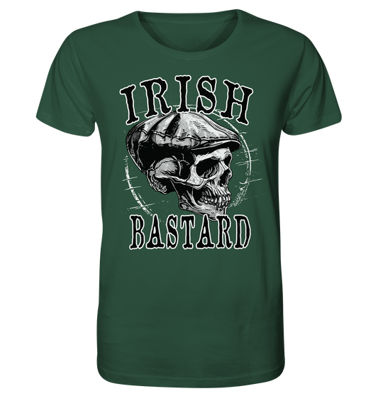 Irish Bastard "Flatcap-Skull II" - Organic Shirt