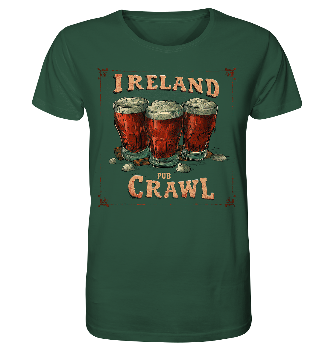 Ireland "Pub Crawl II" - Organic Shirt