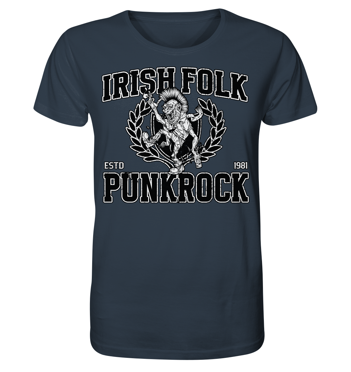 Irish Folk Punkrock "Estd. 1981" - Organic Shirt