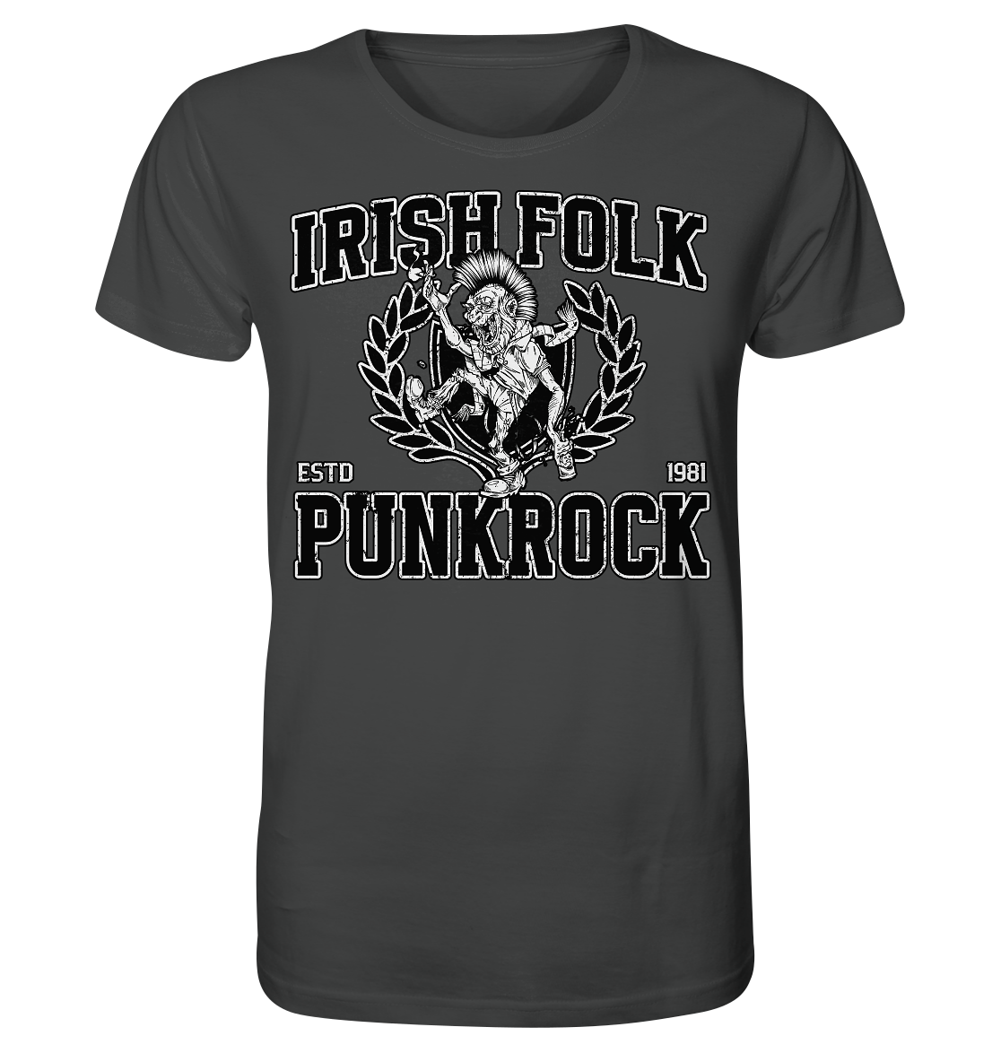 Irish Folk Punkrock "Estd. 1981" - Organic Shirt