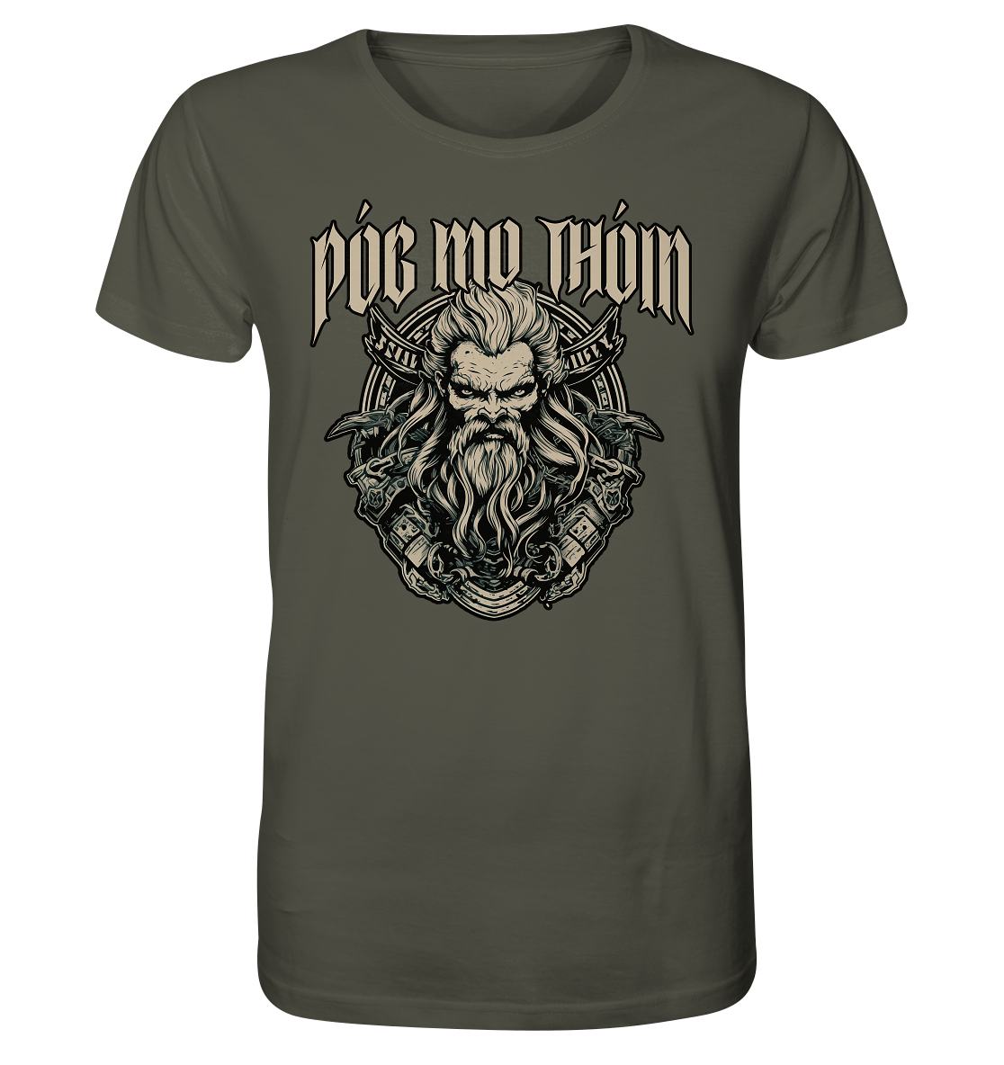 Póg Mo Thóin Streetwear "Celtic Warrior II" - Organic Shirt