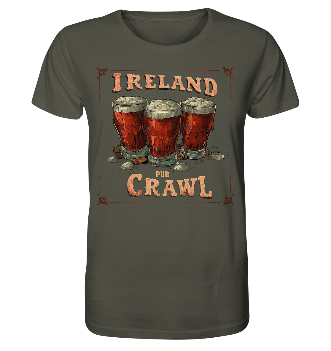 Ireland "Pub Crawl II" - Organic Shirt