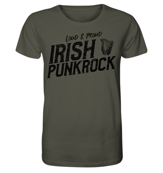 Irish Punkrock "Loud & Proud"  - Organic Shirt