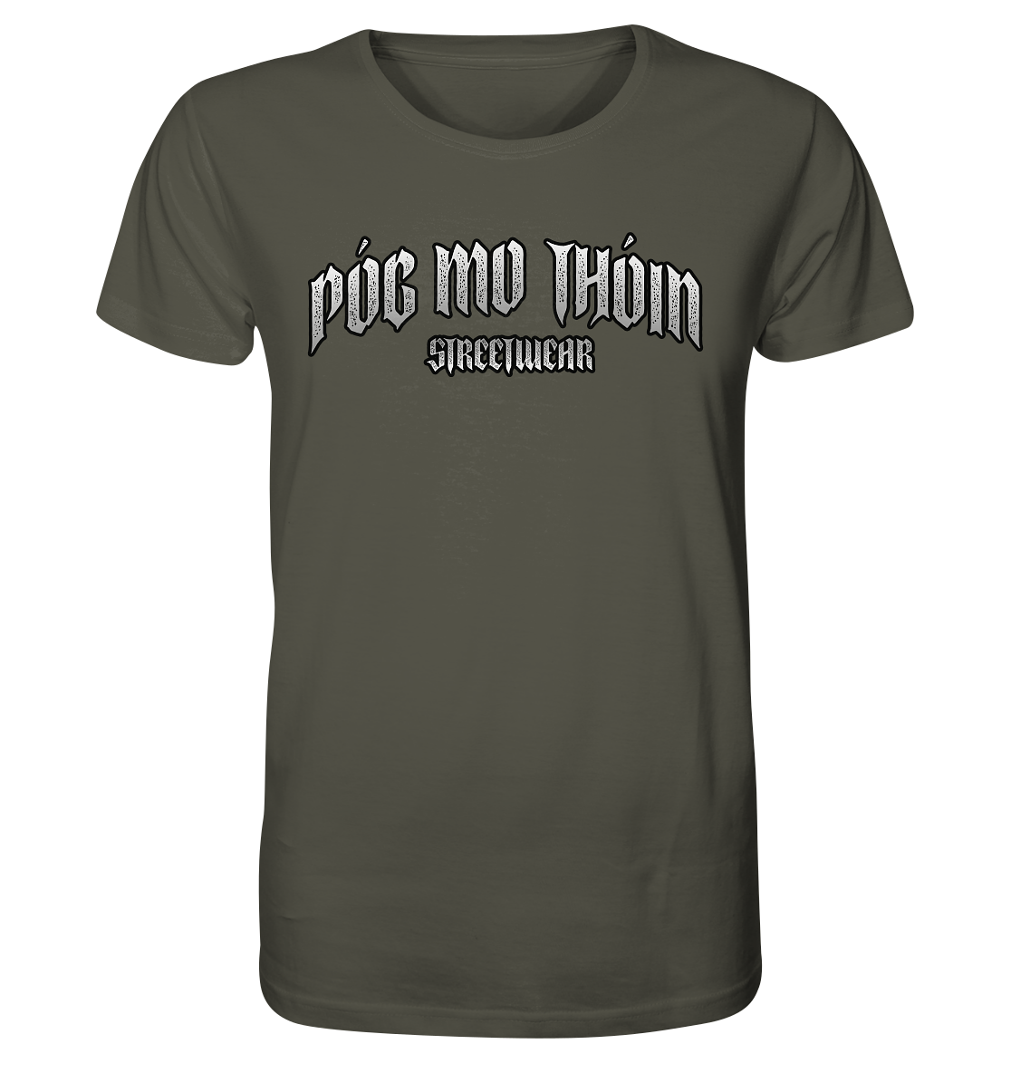 Póg Mo Thóin Streetwear "Logo" - Organic Shirt