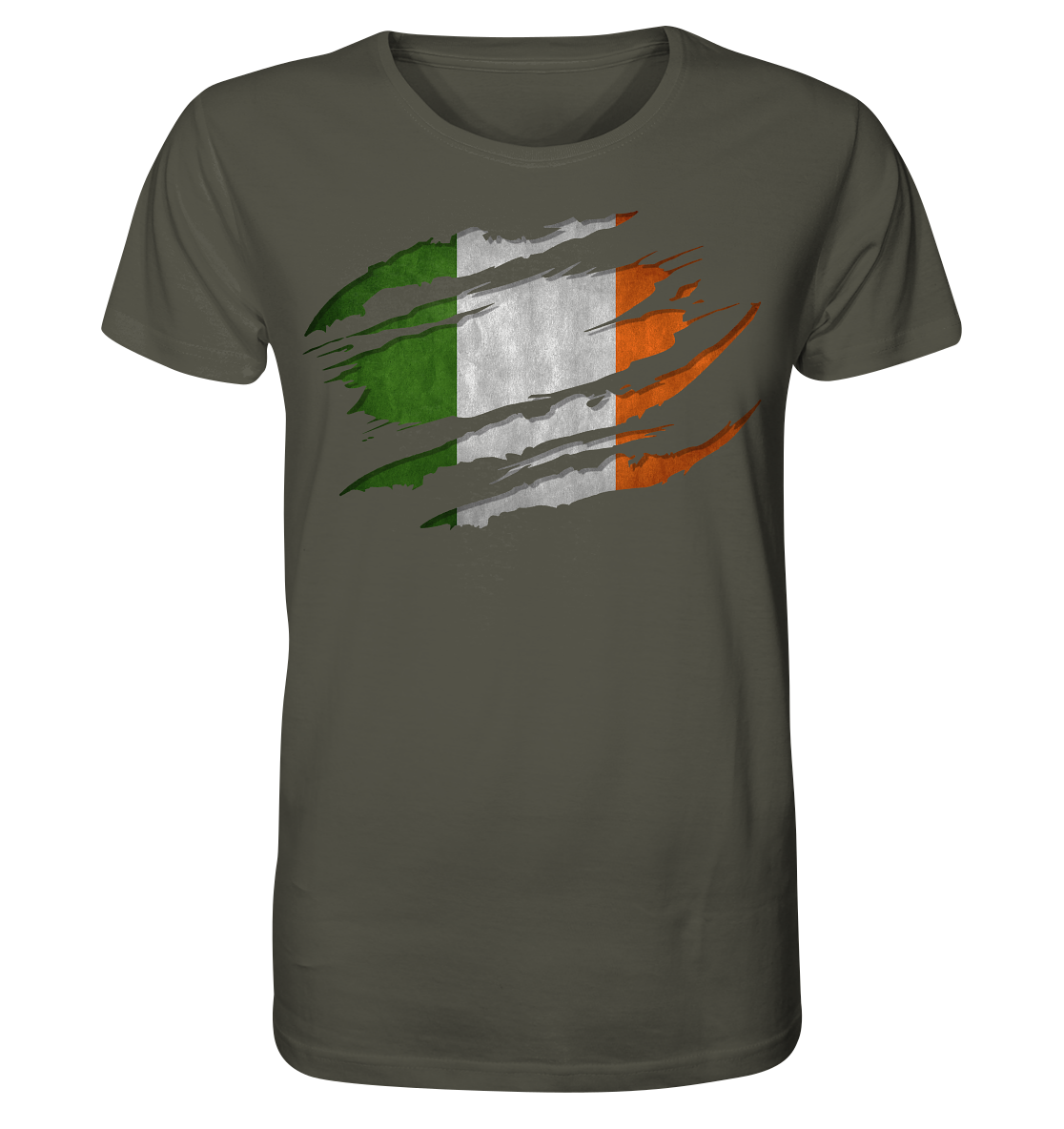 Ireland "Flag Scratch" - Organic Shirt