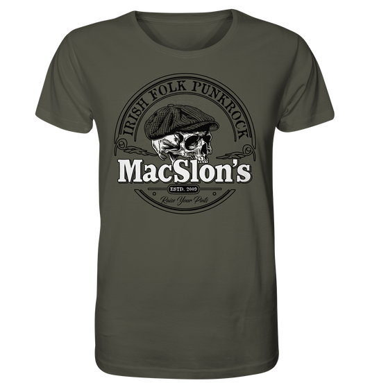 MacSlon's "Estd. 2009 / Irish Folk Punkrock II"  - Organic Shirt