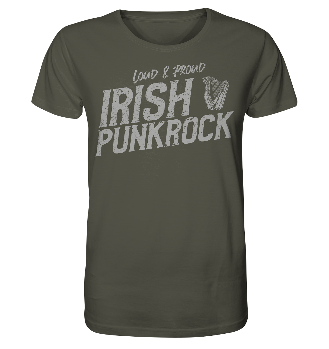 Irish Punkrock "Loud & Proud" - Organic Shirt