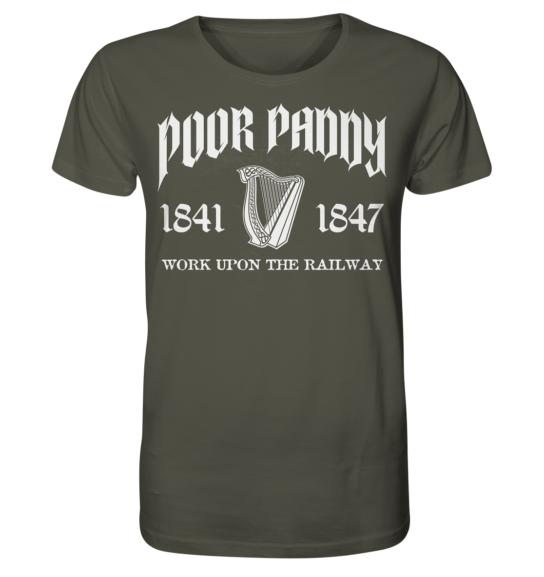 Poor Paddy "Work Upon The Railway" - Organic Shirt