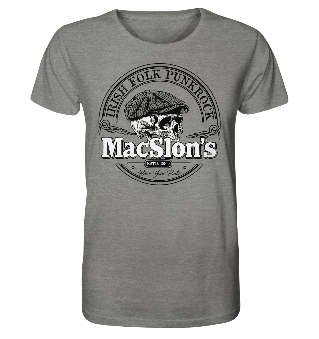 MacSlon's "Estd. 2009 / Irish Folk Punkrock II"  - Organic Shirt