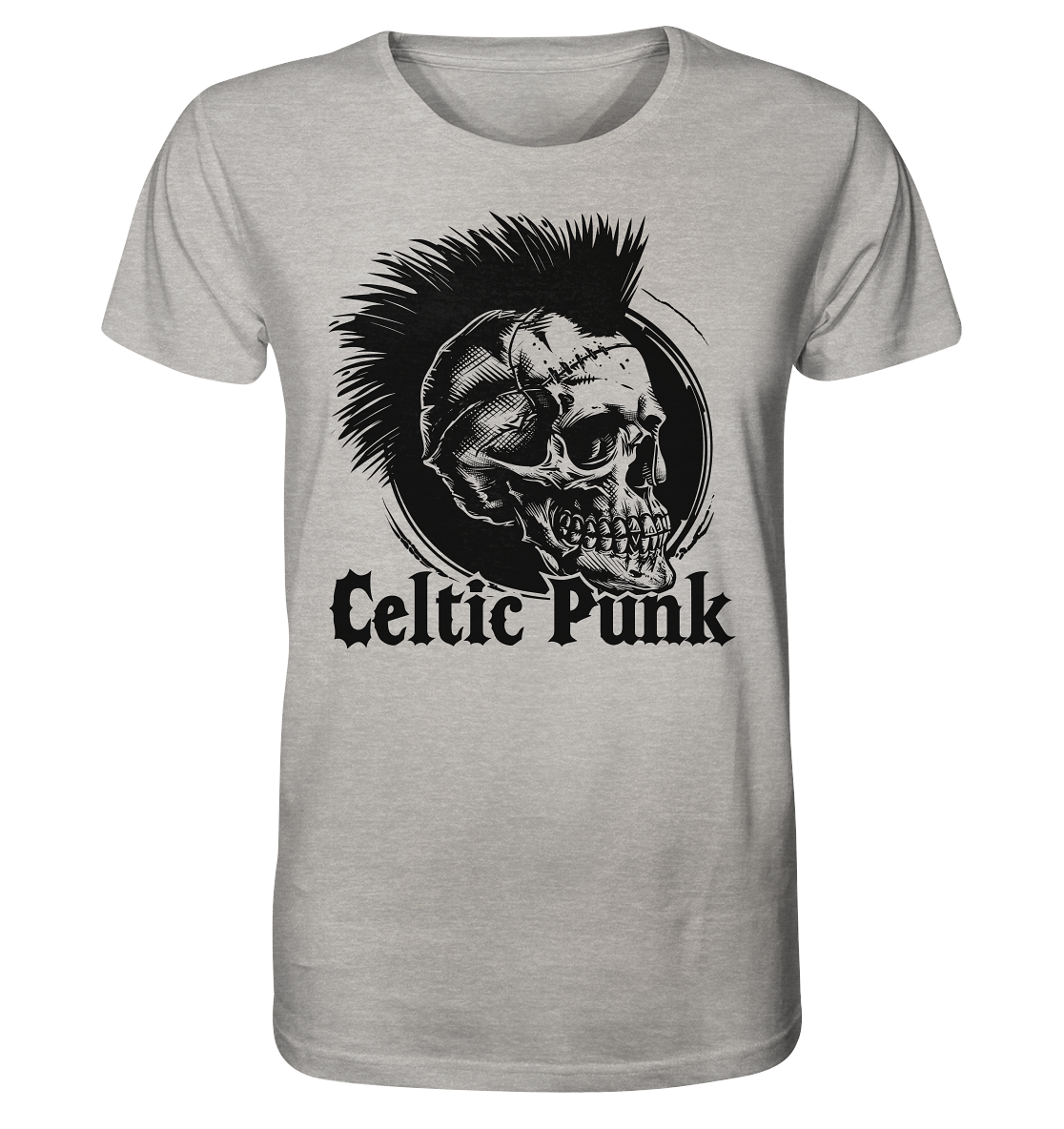 Celtic Punk "Skull II" - Organic Shirt