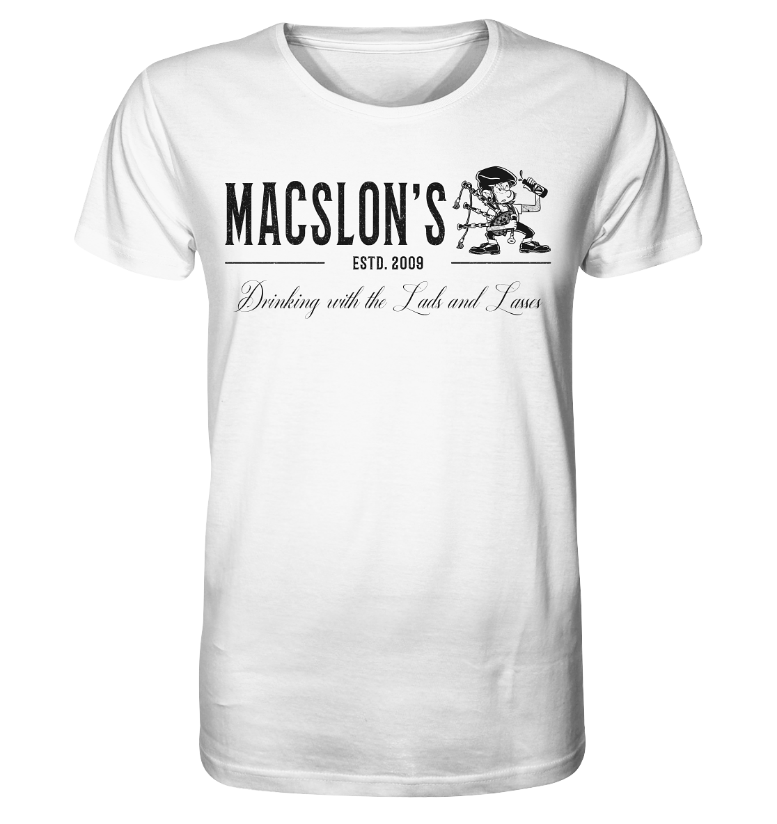 MacSlon's "Drinking With The Lads & Lasses" - Organic Shirt