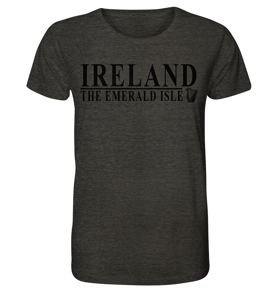 Ireland "The Emerald Isle" - Organic Shirt (meliert)