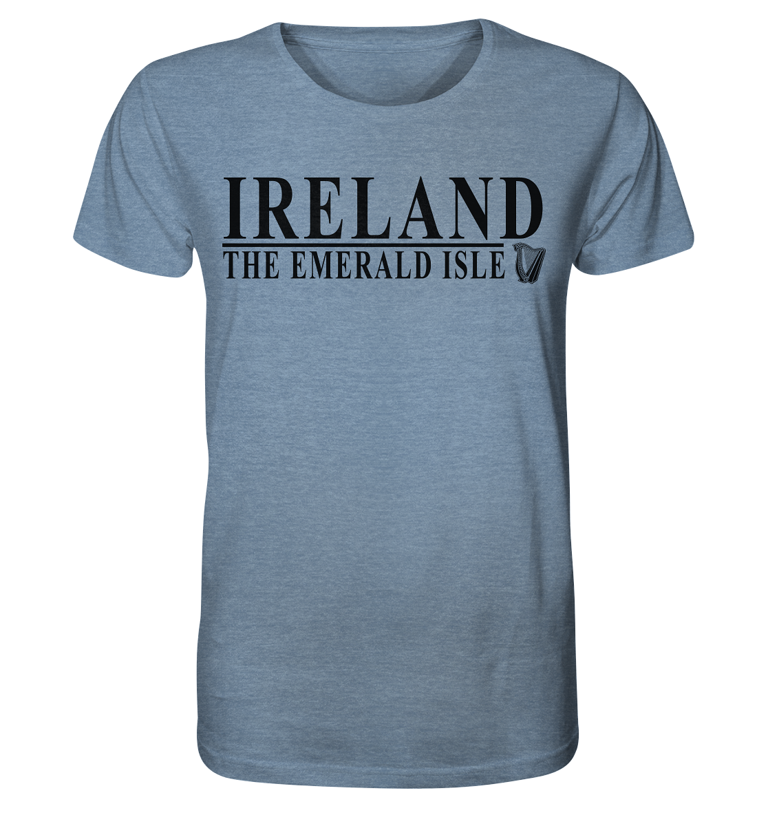 Ireland "The Emerald Isle" - Organic Shirt (meliert)