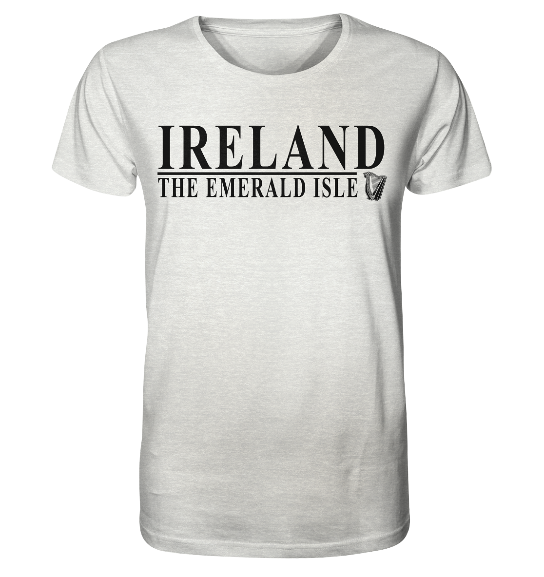 Ireland "The Emerald Isle" - Organic Shirt (meliert)