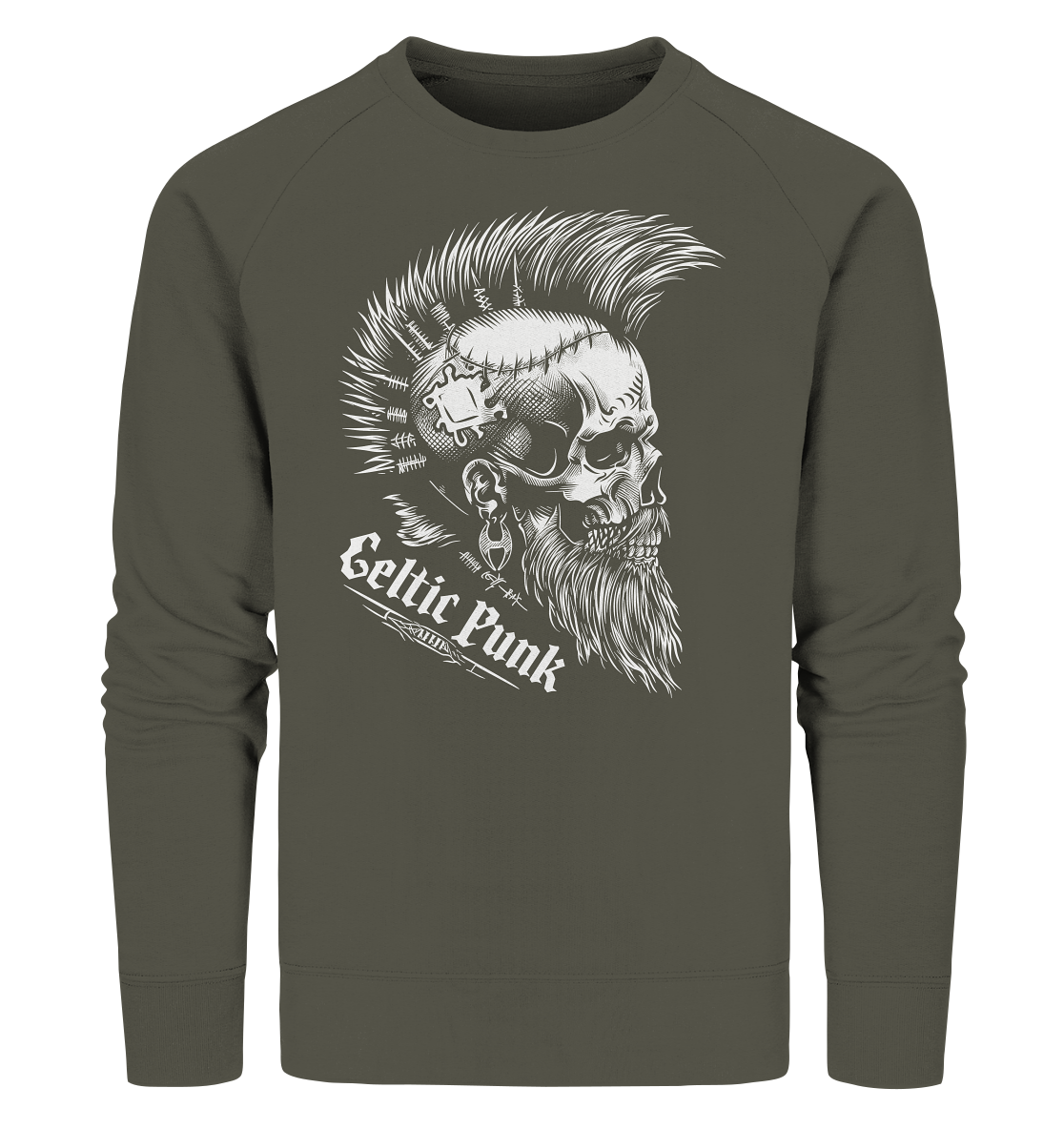 Celtic Punk "Skull" - Organic Sweatshirt